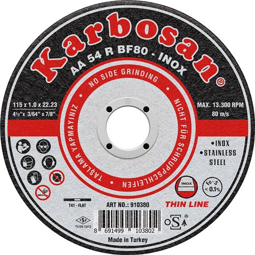 KARBOSAN 230X1.9 İNOX THİNLİNE KESİCİ (910430)